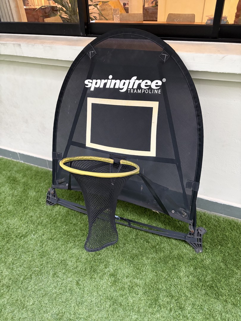 Springfree Trampoline Basketball Hoop, Sports Equipment, Sports & Games ...