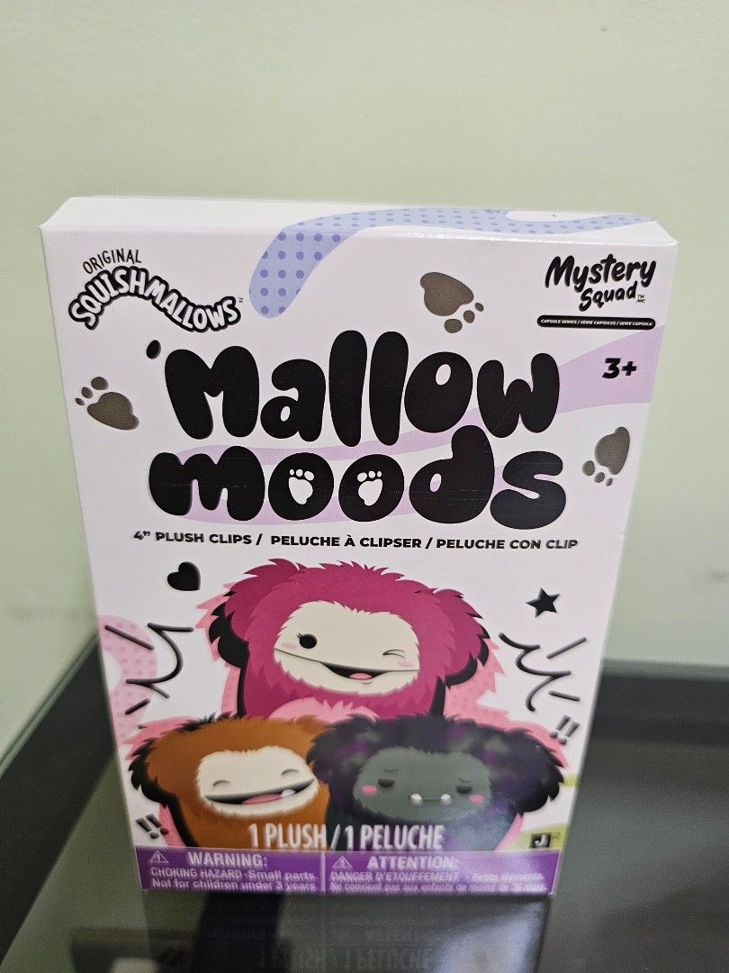 Squishmallow Mallowmoods Mystery Squad box (Erm) (Category: Character Goods) located in Kabankalan. Submitted by ninunothrift (Listing ID 1470502173, Image 2). Description: Will get discount if you also buy with the other MallowMood in my listing :]' Product is still sealed and completely unused. Only unfolded bottom flap of box to check variation. Practically brand new, complete inclusions. MOP: Gcash MOD: J&T Loc: Negros.