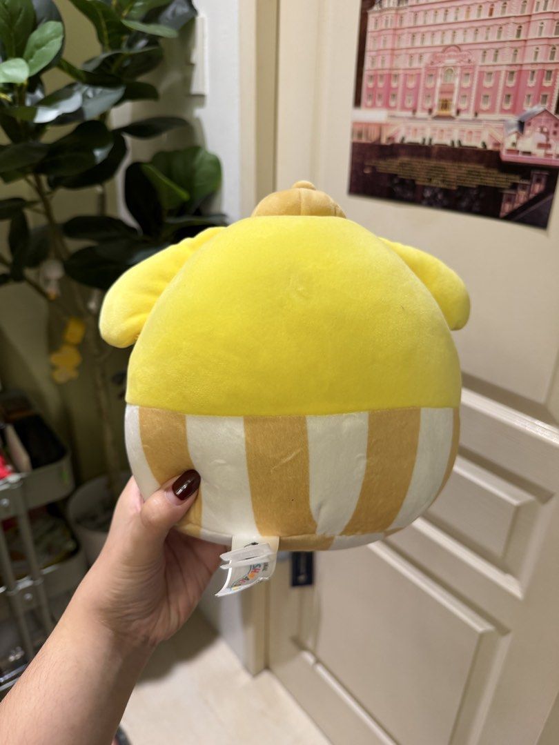 Squishmallows Pompompurin with Ice Cream (Category: Plushies & Soft Toys) located in Malolos. Submitted by bg.brnrdo (Listing ID 1470468511, Image 2). Description: - Authentic 8-inch Pompompurin Squishmallow from the Sanrio Hello Kitty & Friends Food Truck Collection - Good condition, displayed lang sa shelf RFS: Decluttering 📍Location: Malolos City, Bulacan 💳 MOP: Gcash/Maribank/Maya 📦 MOD: Lalamove/Grab Express/J&T Payment first. SF is shoul