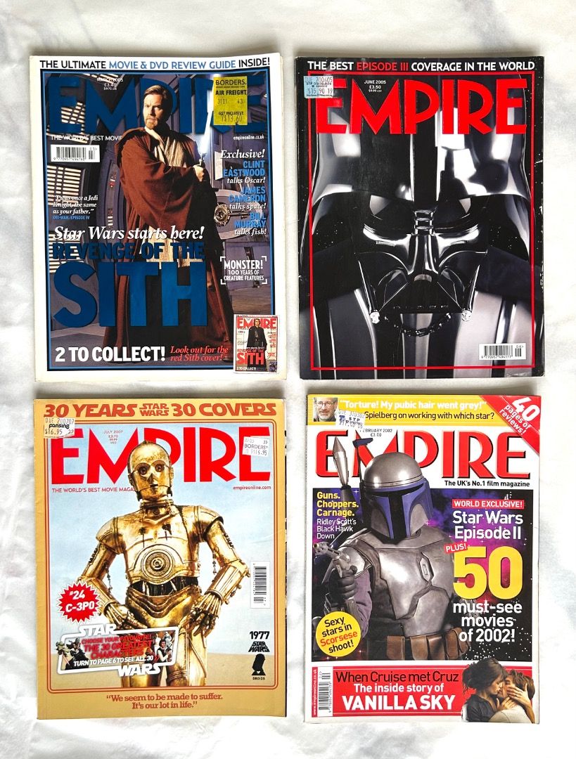FREE Unseen Empire Book with Star Wars Empire/Premiere/Entertainment ...