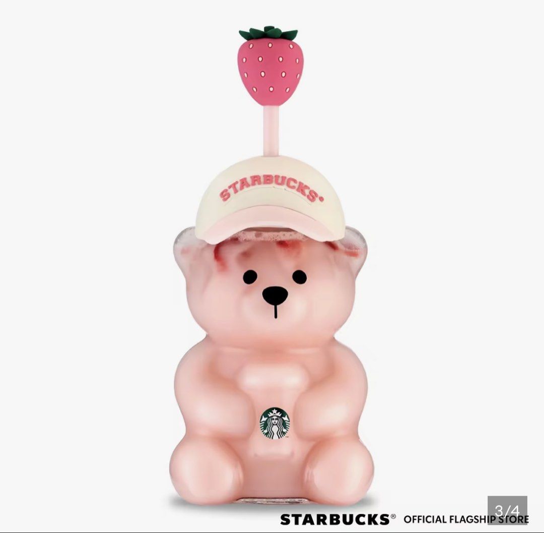 Starbucks 20oz Pink Drink Bear Cup (Category: Everything Else Others) located in Quezon City. Submitted by quirkyfinds (Listing ID 1470478810, Image 1). Description: .