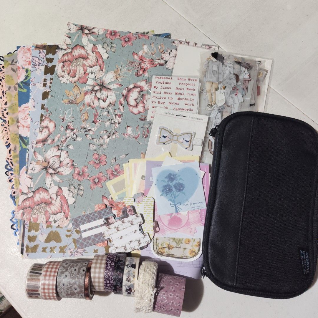 Stationery bundle (Category: Other Stationery & Craft) located in Manila. Submitted by vintage.hoarder (Listing ID 1470379325, Image 1). Description: take all only. can send flip through vid. free shipping via j&t only.