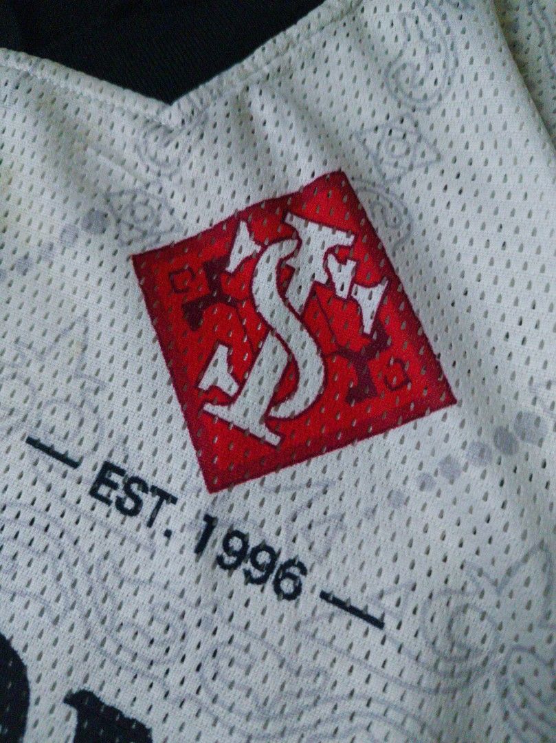 STK SmallTownKid Vintage Pattern Jersey (Category: Tshirts & Polo Shirts ) located in Caloocan City. Submitted by textyl_haven (Listing ID 1470539353, Image 3). Description: 💫𝗦𝗧𝗞 𝗦𝗠𝗔𝗟𝗟𝗧𝗢𝗪𝗡𝗞𝗜𝗗 𝗩𝗜𝗡𝗧𝗔𝗚𝗘 𝗣𝗔𝗧𝗧𝗘𝗥𝗡 𝗝𝗘𝗥𝗦𝗘𝗬✨ ♠️ 𝗜𝗧𝗘𝗠: • Dimes: 22" x 26.5" • Size: Medium-Large • Condition: 9/10 (no issues) • Declared as: OFF/LEGIT 📌 𝗡𝗢𝗧𝗘: • Item may vary due to lightning. • Manage your expectations, some items ma