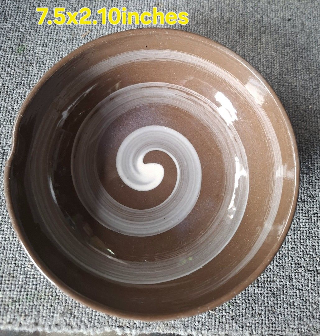 Stoneware bowls (Category: Other Kitchenware & Tableware) located in Quezon City. Submitted by sabadojuliet25680 (Listing ID 1470445524, Image 1). Description: assorted stoneware bowls all goods no issue 90 each.