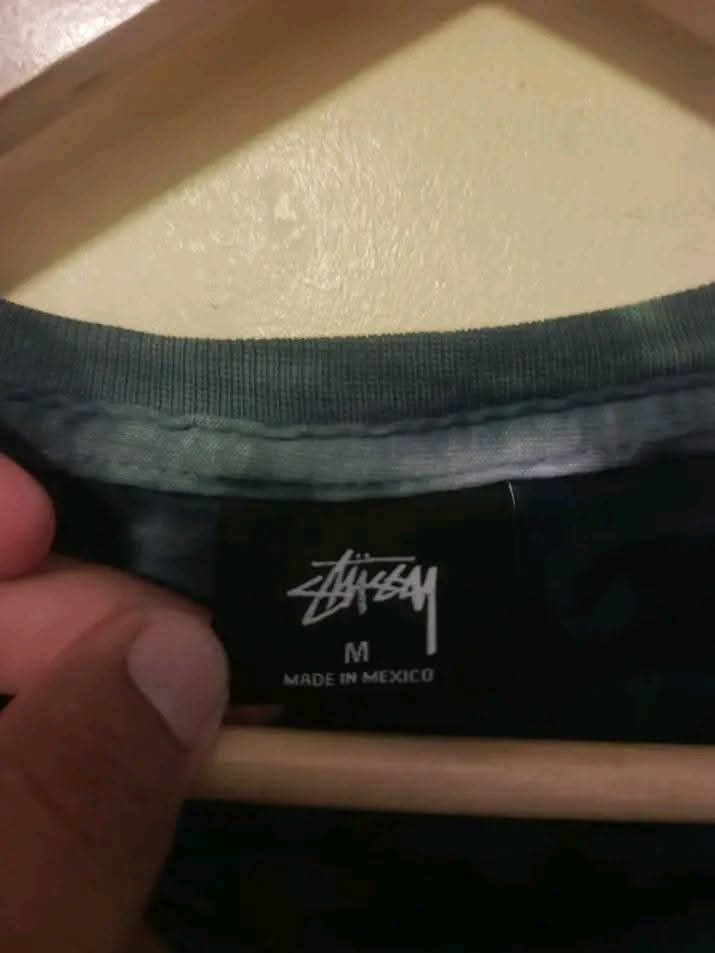 stussy (Category: Activewear) located in Bula. Submitted by justinejar75338 (Listing ID 1470486800, Image 3). Description: Stussy 8 balls die shirt good condition size M on tag fitted to large color rate 9/10 issue see last pic 300 free shipped 📩📩📩.