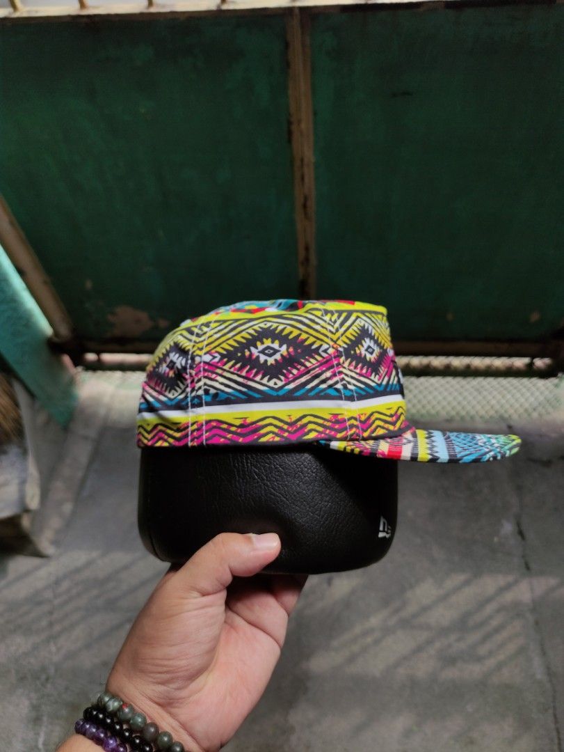 Stussy 90's aztec 5 panel cap (rare &vintage) (Category: Caps & Hats) located in Bulacan. Submitted by randomotits (Listing ID 1470397905, Image 2). Description: stussy aztec pattern vintage cap good as new well preserved ideal for daily usage padin for its age a bit nego.