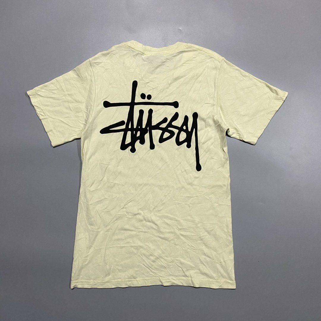 Stussy Basic Logo Tee Yellow (Category: Formal Shirts) located in Cebu City. Submitted by johngregmoldez03 (Listing ID 1470469012, Image 1). Description: Stussy Basic Logo Tee Yellow Authentic Size: XS on tag Dimension: 17 Width / 26 Length Color Rate: 10/10 Excellent to New - Need Wash Pm📩.
