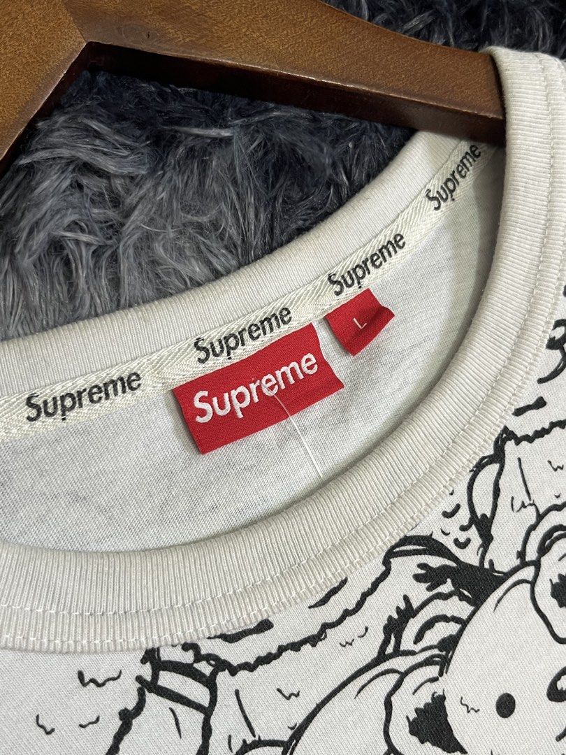Supreme Bear Tshirt (Category: Tshirts & Polo Shirts ) located in Manila. Submitted by cjcuevas_05 (Listing ID 1470375719, Image 3). Description: 📍Tanza Cavite Dimes: 21x27 Color rate: 9 or better May need wash GCASH ONLY, can ship thru JnT/orange check out.