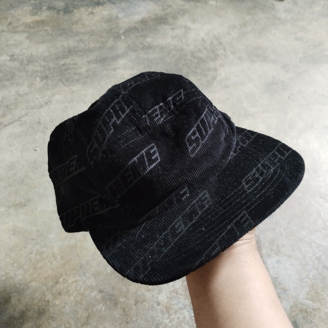 supreme debossed corduroy strapback camp hat (Category: Caps & Hats) located in Bulacan. Submitted by hustleoverluckphv2 (Listing ID 1470495188, Image 2). Description: supreme debossed corduroy strapback camp hat (consignment) Claim - 4,999.
