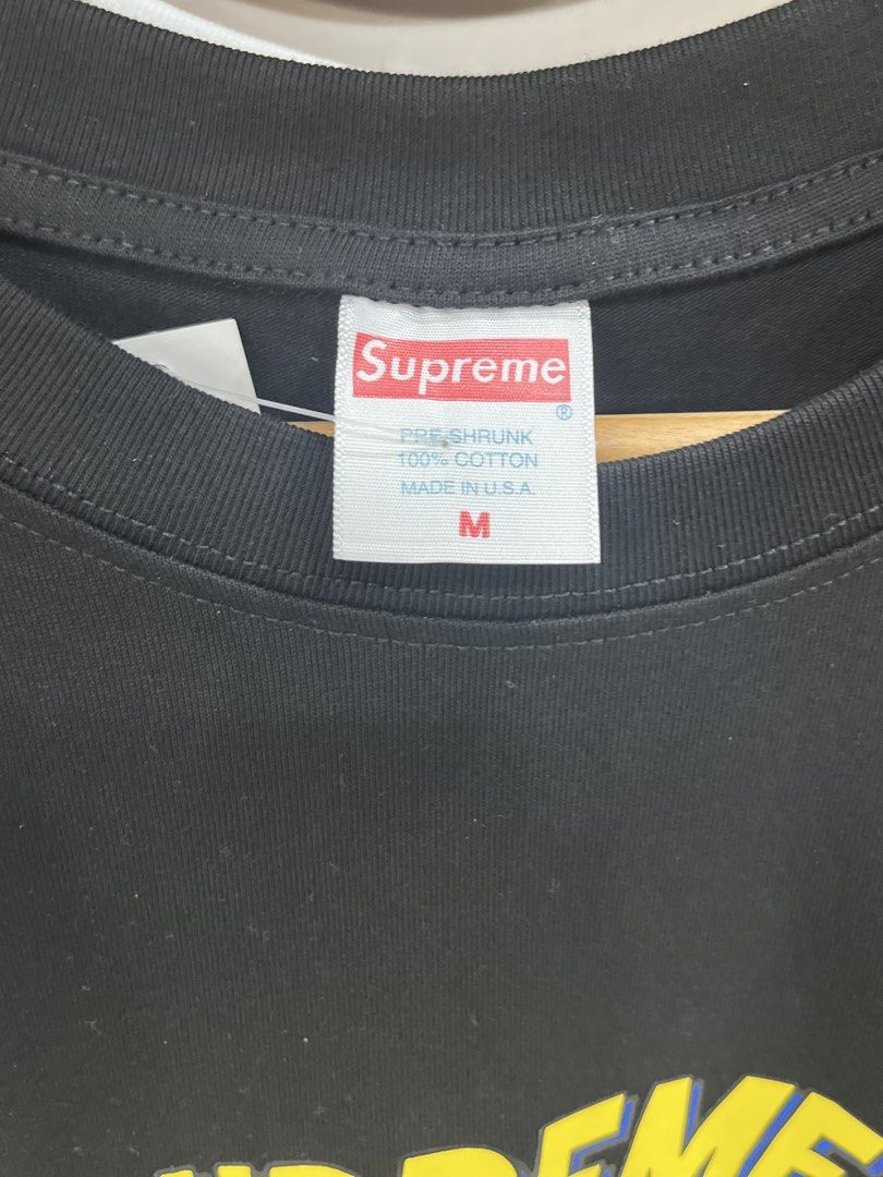 SUPREME T-SHIRT (Category: Tshirts & Polo Shirts ) located in Caloocan City. Submitted by style_hoods (Listing ID 1470519031, Image 2). Description: ✨ Collection: Spring/Summer 2025 (SS25), released Feb 20, 2025 🎨 Artist: Sean Cliver — legendary skateboard artist & former Big Brother editor, known for bold, provocative, darkly humorous illustrations.