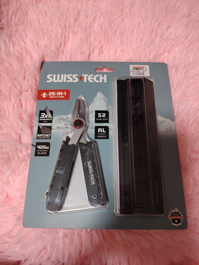 Swiss Tech (Category: Construction Tools & Equipment) located in Mandaluyong City. Submitted by twovv (Listing ID 1470542276, Image 1). Description: Brand new Original Below mall srp Original price :5995.