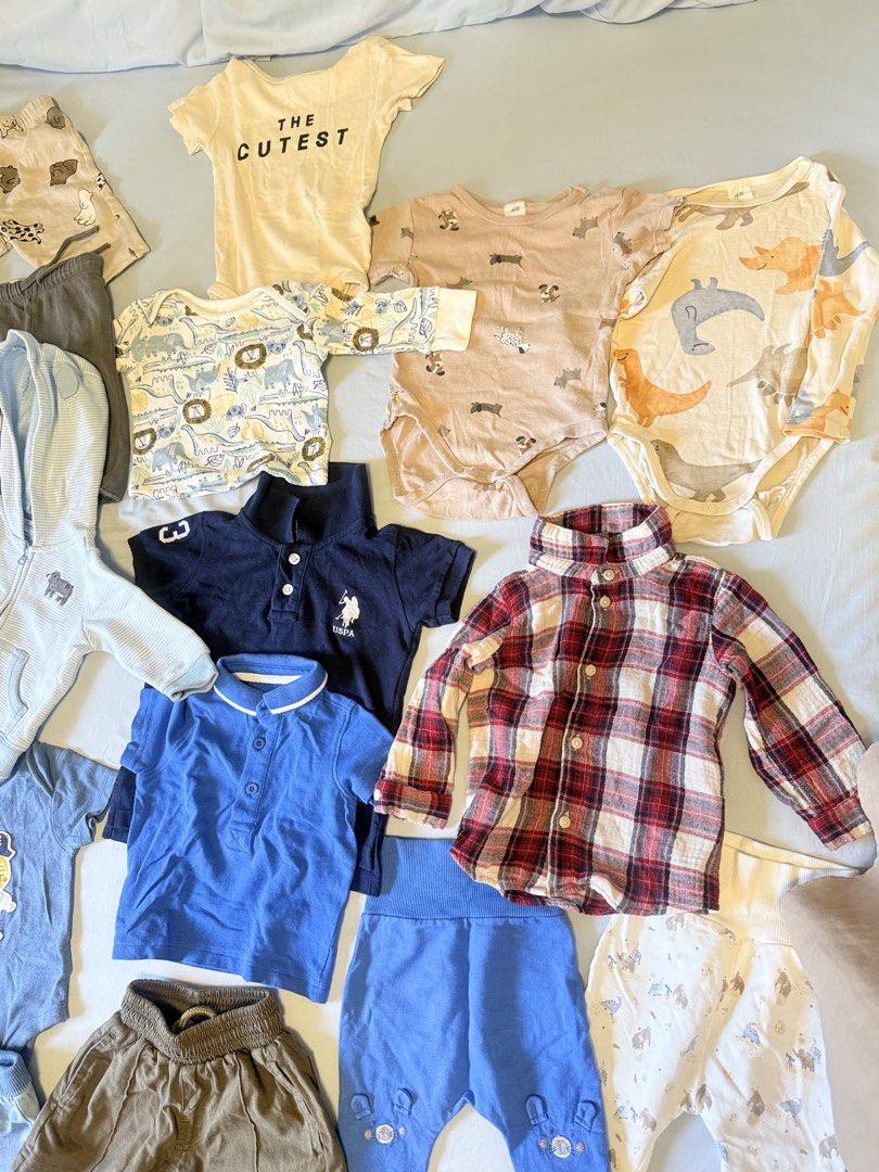 Take 3-12months clothes baby boy (Category: Babies & Kids Fashion) located in Mandaluyong City. Submitted by itsmeangela.295 (Listing ID 1470484914, Image 3). Description: All are branded Mothercare brand H&M Carters For sure buyer only Pick up .
