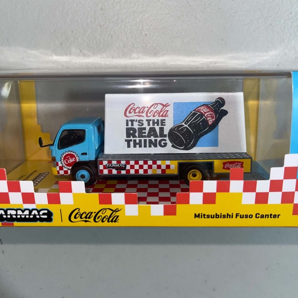 Tarmac Works 1/64 Scale TRUCK64 Mitsubishi Fuso Canter Truck Coca-cola ...