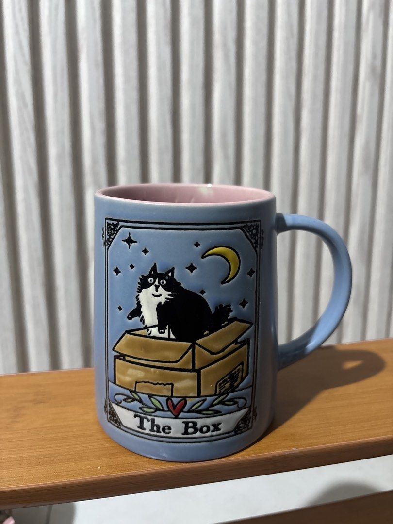 Tarot Cat Mug Blue Ceramic (Category: Coffee & Tea Tableware) located in Dinalupihan. Submitted by nifty_findss (Listing ID 1470409625, Image 1). Description: .