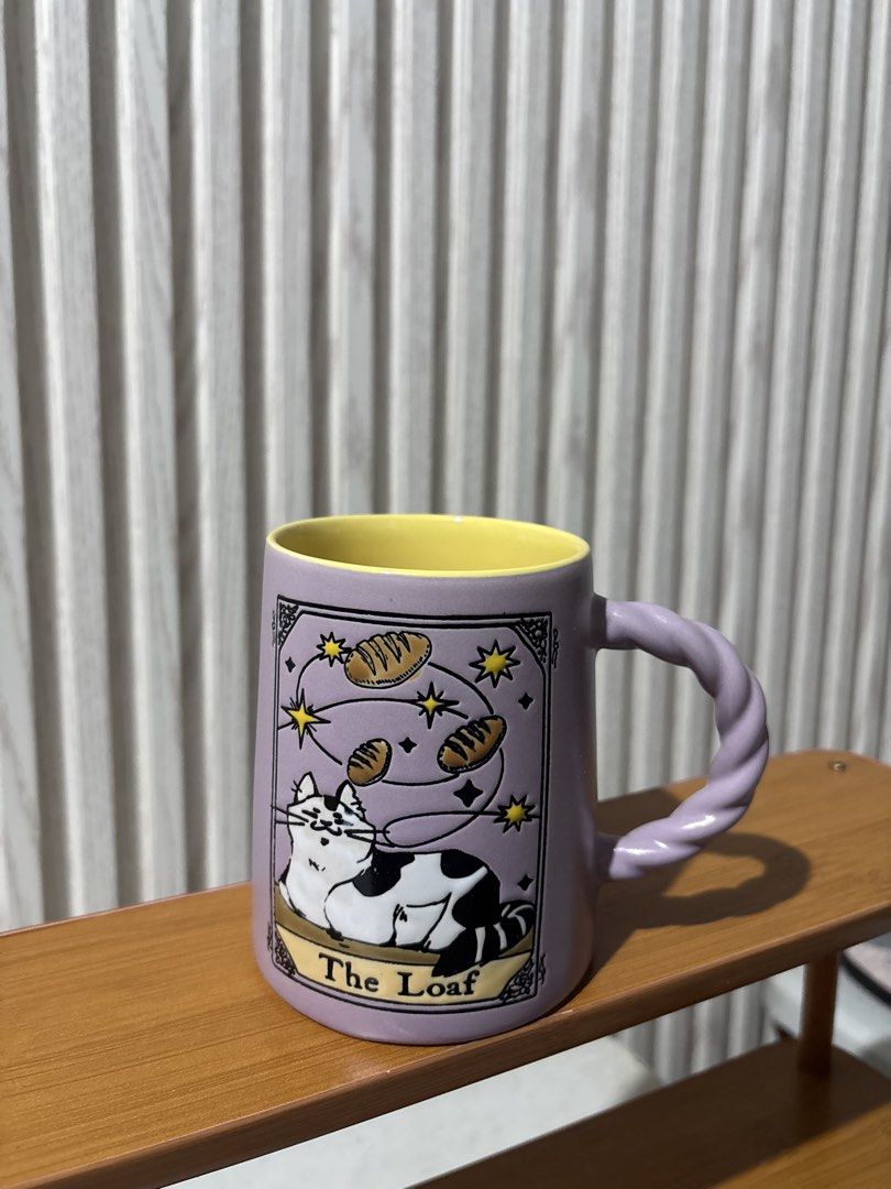Tarot Cat Mug Purple Ceramic (Category: Coffee & Tea Tableware) located in Dinalupihan. Submitted by nifty_findss (Listing ID 1470409969, Image 1). Description: .