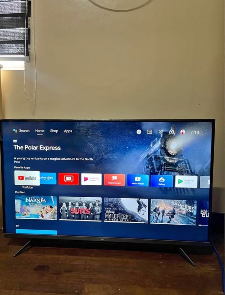 TCL 43-inch Google TV (Category: TV) located in Pasay City. Submitted by sam_thinqs (Listing ID 1470425132, Image 1). Description: FORSALE PERSONAL USE!!! TCL GOOGLE TV 43inch No Issue and any history of repair 6months use complete w/ box and warranty Rfs: Magpapalit ng bigger size for sala Pasay Location.
