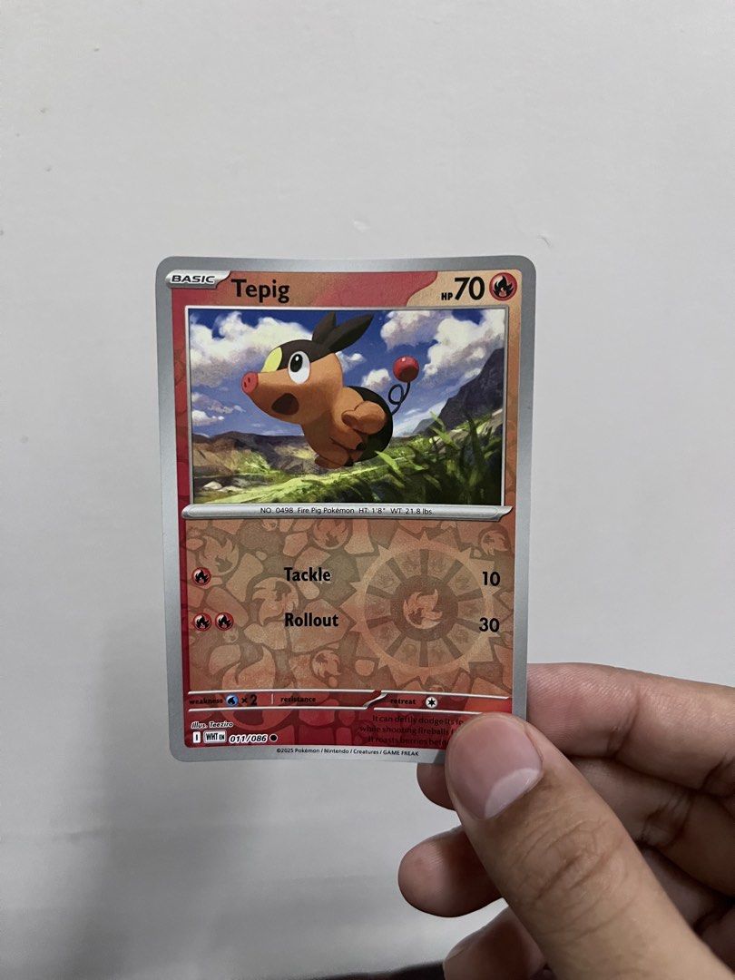 Tepig 011/086 Common (Category: Raw Singles) located in Pasay City. Submitted by paullimerized (Listing ID 1470359801, Image 1). Description: .