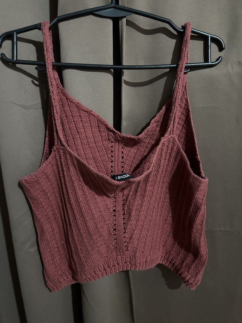 Terranova Knit Crop Top (Category: Sleeveless) located in Calamba. Submitted by itsyan (Listing ID 1470359419, Image 1). Description: ❗️used only once.