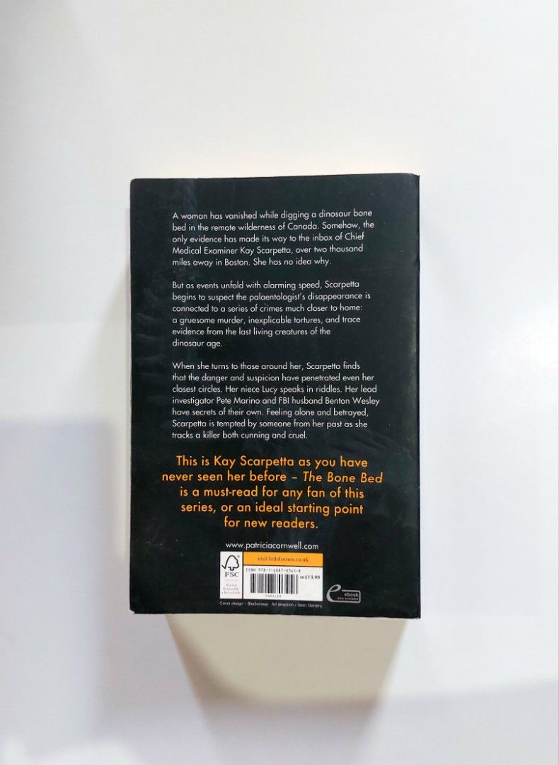 The Bone Bed by Patricia Cornwell (UK large paperback) (Category: Storybooks) located in Batangas. Submitted by solanasupersale (Listing ID 1470436265, Image 2). Description: 📚 major bookshelf clean out / clearance sale ~ — RFS: decluttering my bookshelves and switching to digital books — MOP: Gcash | fast shipping *feel free to send a message if you wish to negotiate the price :).