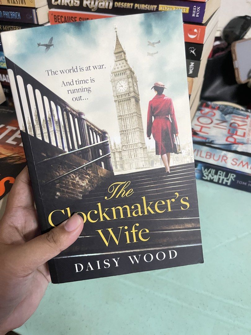 The Clockmaker’s Wife - Daisy Wood (Category: Storybooks) located in General Trias. Submitted by kwinay.28 (Listing ID 1470470256, Image 1). Description: Preloved book with very good condition US Paperback Historical Fiction World War II Fiction / Historical Drama Historical Mystery / Suspense.