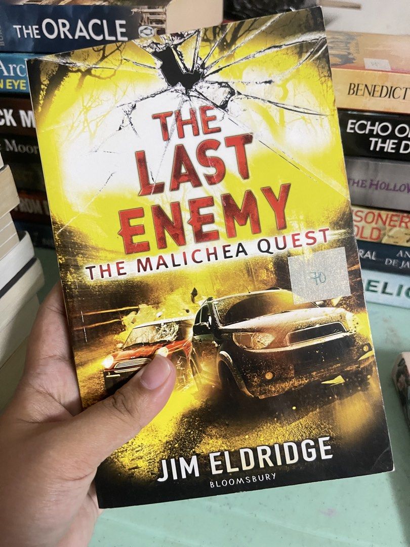 The Last Enemy by Jim Eldridge (Category: Storybooks) located in General Trias. Submitted by kwinay.28 (Listing ID 1470440719, Image 1). Description: Preloved book with very good condition Young adult action thriller / Adventure.