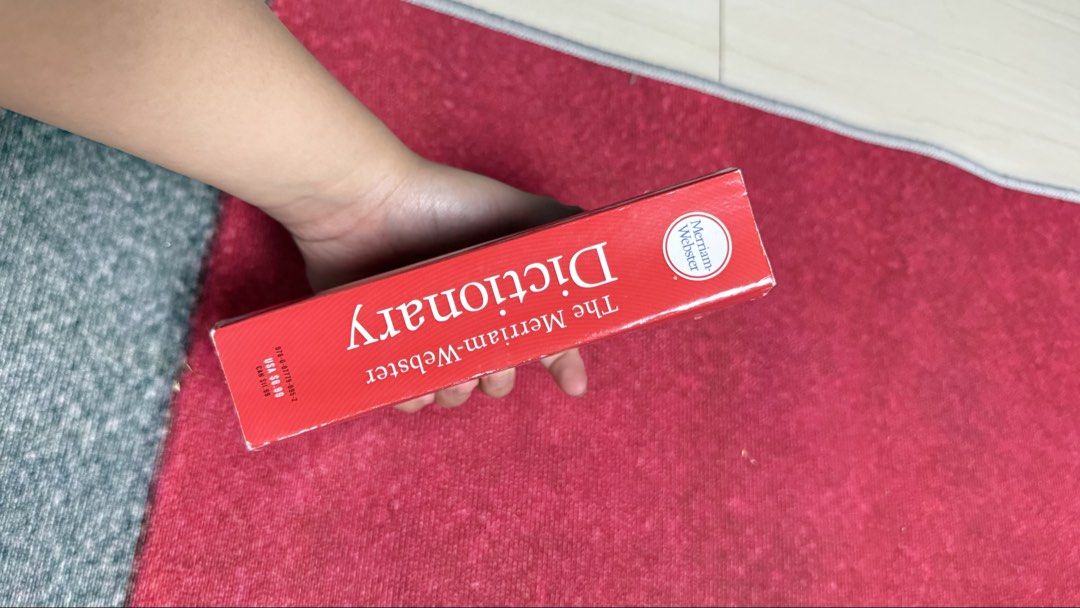 The Merriam-Webster Dictionary Revised Edition (Category: Textbooks) located in Davao. Submitted by strawbae.moon (Listing ID 1470427813, Image 3). Description: - With minimal signs of usage - No pen marks or highlights - No plastic cover - With discount if bought with the Thesaurus.