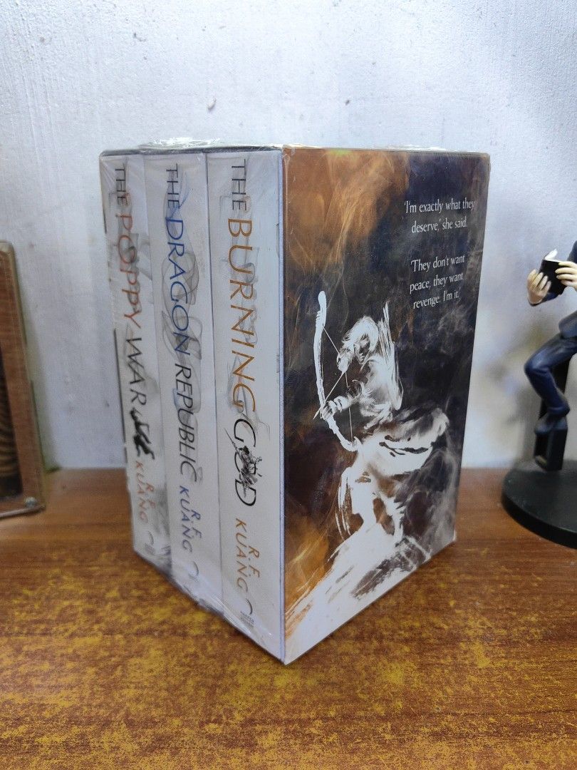 The Poppy War Trilogy (Category: Announcements) located in Tarlac. Submitted by chapterse7en (Listing ID 1470462255, Image 3). Description: IMPORTANT: Serious buyers only❗ Hassle to to transact with, lowballers, and unresponsive buyers who ghost the chat will be automatically BLOCKED Brandnew Trade Paperback Mode of Payment : Gcash, Maya or Gotyme or Security Bank Mode of Delivery : J&T Location: Tarlac.