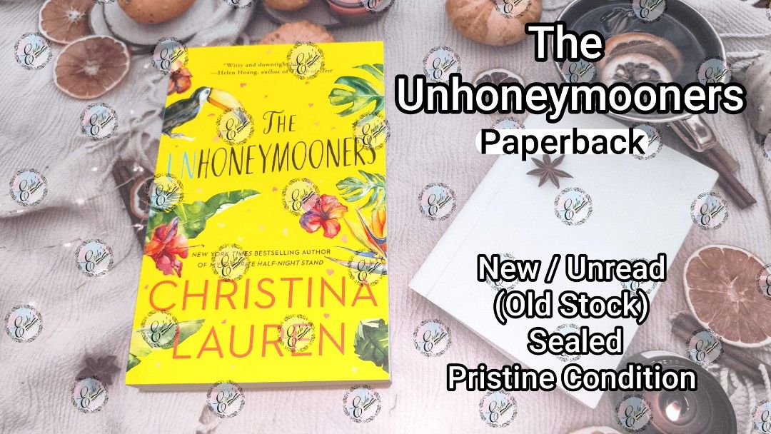 The Unhoneymooners - Paperback (Category: Storybooks) located in Pateros City. Submitted by eirelasnook (Listing ID 1470494761, Image 1). Description: Looking for your next great read at a discount? Clearing out surplus stock from a previous online bookstore as well as untouched physical copies from my personal collection! Condition: Brand New & Unopened/Sealed. They have been carefully stored in a clean, smoke-free environment. Story Behind the 