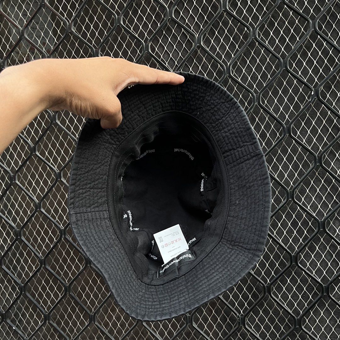 thisisneverthat bucket hat (Category: Caps & Hats) located in Taguig. Submitted by scoutandloots (Listing ID 1470468204, Image 2). Description: thisisneverthat • Size: M • No issue.