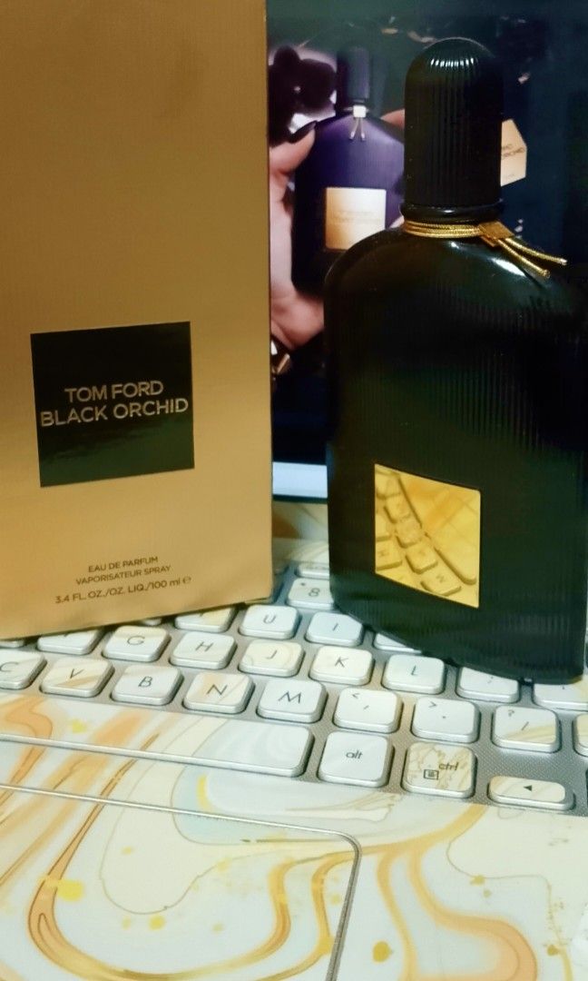 TOM FORD BLACK ORCHID EDT 100ml (Category: Luxury Accessories) located in Cabanatuan. Submitted by miss.maia (Listing ID 1470418205, Image 2). Description: TOM FORD BLACK ORCHID EDT PERFUME (100 mL / 3.4 fl. oz.) . original price ₱14,900 selling low for ₱8,500 97% level juice Need Cash.
