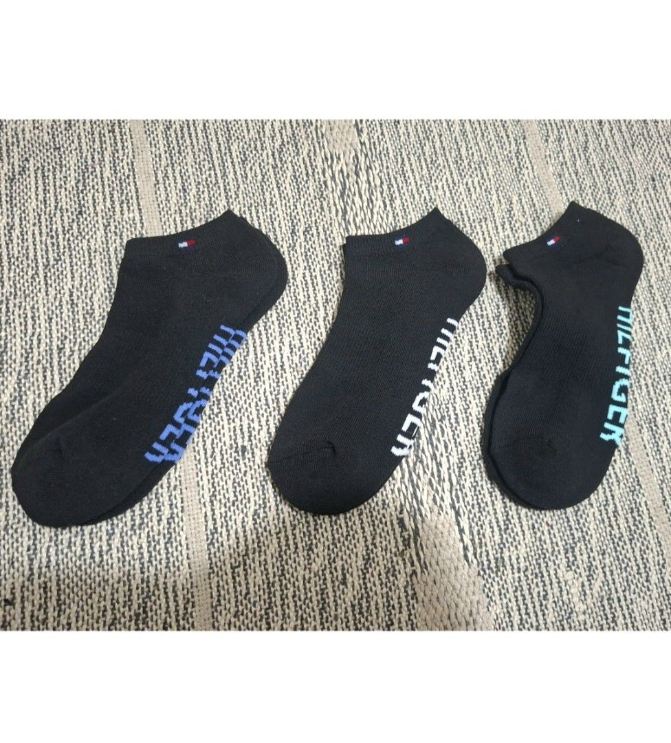 Tommy hilfiger 3 socks (Category: Socks & Tights) located in Taguig. Submitted by welcome2myprelovedshop (Listing ID 1470528917, Image 2). Description: original tommy hilfiger socks .low cut. soft thick and long lasting, great quality. medium size..