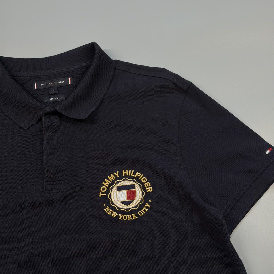 Tommy Hilfiger (Embroirede Logo) (Category: Activewear) located in Cavite. Submitted by onebeancent (Listing ID 1470458403, Image 3). Description: Size: Medium Dimension: 20" Width | 27" Length Color: Navy Blue Color Rate: 10/10 Issue: None Condition: Like new‼️ Price: 880php Additional Shipping Fee (J&T Small Pouch) 75php Luzon 100php visayas 120php mindanao.