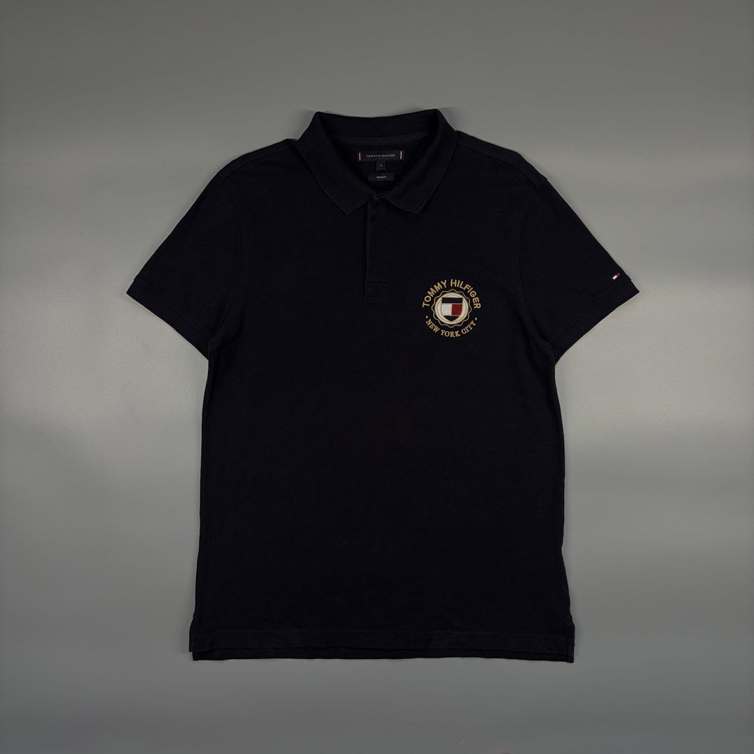Tommy Hilfiger (Embroirede Logo) (Category: Activewear) located in Cavite. Submitted by onebeancent (Listing ID 1470458403, Image 2). Description: Size: Medium Dimension: 20" Width | 27" Length Color: Navy Blue Color Rate: 10/10 Issue: None Condition: Like new‼️ Price: 880php Additional Shipping Fee (J&T Small Pouch) 75php Luzon 100php visayas 120php mindanao.