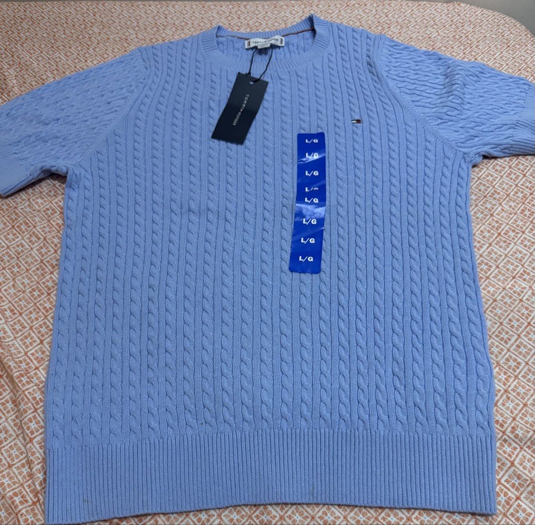 Tommy Hilfiger Knitted Blouse (Category: Announcements) located in Quezon City. Submitted by branded_jo (Listing ID 1470457774, Image 1). Description: Original Tommy Hilfiger Knitted Blouse Color Light Blue Large on Tag Brand new Bought in Canada Lalamove ready.