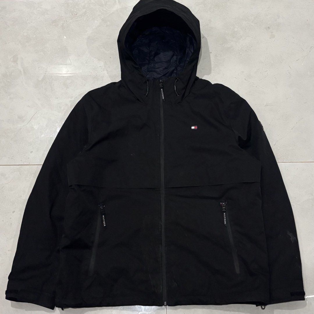 Tommy hilfiger performance hooded jacket (Category: Coats, Jackets and Outerwear) located in Cebu City. Submitted by florianmiral28 (Listing ID 1470491618, Image 1). Description: Tommy hilfiger performance hooded jacket Excellent condition XL W 26.5 L 29.5.