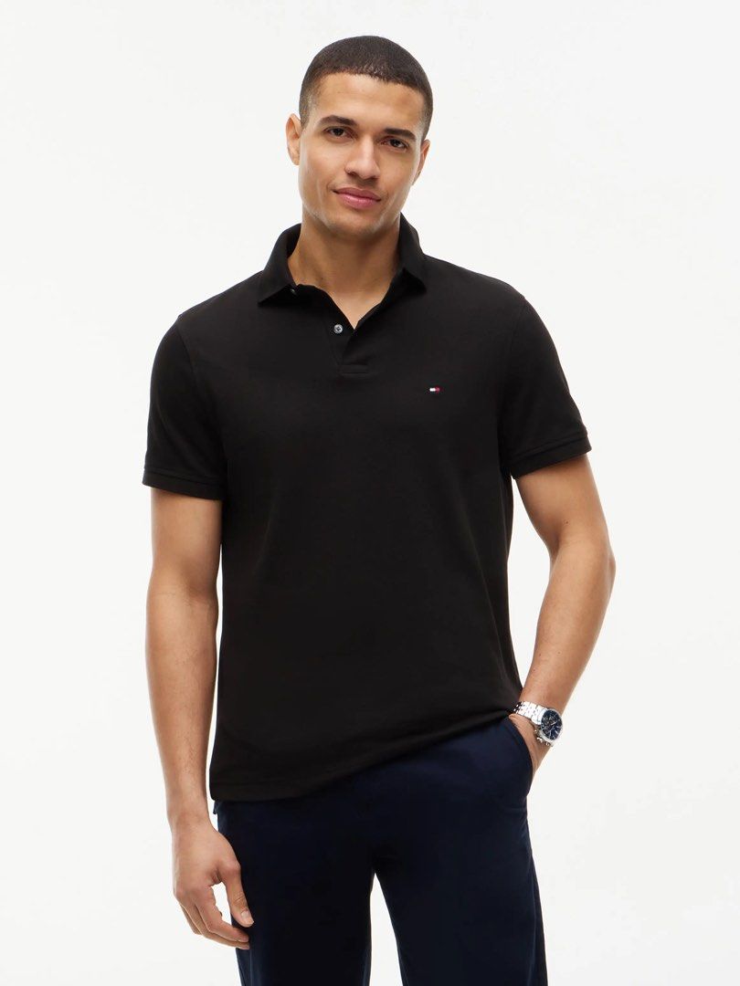 Tommy Hilfiger Poloshirt (Category: Formal Shirts) located in Cavite. Submitted by onebeancent (Listing ID 1470459111, Image 1). Description: Size: XL Dimension: 23" Width | 30" Length Color: Black Color Rate: 9.5/10 Issue: None Condition: Excellent Price: 780php Additional Shipping Fee (J&T Small Pouch) 75php Luzon 100php visayas 120php mindanao.