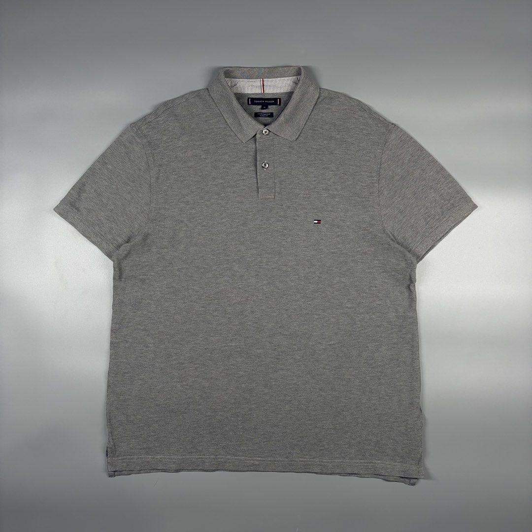 Tommy Hilfiger the 1985 Poloshirt (Category: Activewear) located in Cavite. Submitted by onebeancent (Listing ID 1470458744, Image 2). Description: Size: XL Dimension: 23" Width | 28" Length Color: Grey Color Rate: 10/10 Issue: None Condition: Like new‼️ Price: 880php Additional Shipping Fee (J&T Small Pouch) 75php Luzon 100php visayas 120php mindanao.