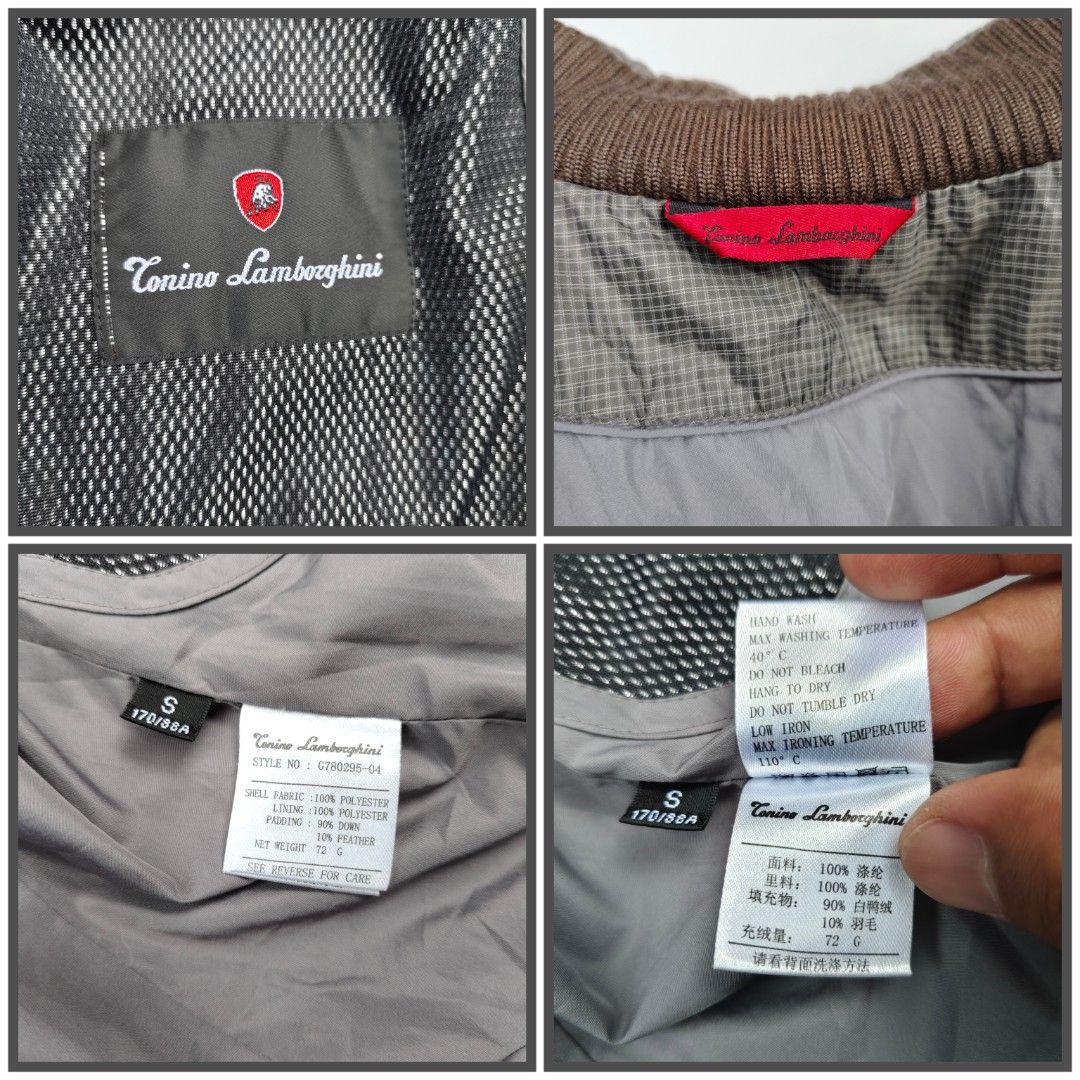 Tonino Lamborghini padded bomber jacket (Category: Coats, Jackets and Outerwear) located in Baguio. Submitted by archival_thrifted.ph. (Listing ID 1470461978, Image 2). Description: FOR SALE‼️ .TONINO LAMBORGHINI PADDED BOMBER JACKET . EXCELLENT CONDITION .SMALL ON TAG CAN FIT MEDIUM .PHP 1580 PLUS SF .❌❌ COP/COD .MOP GCASH .COURIER J&T .BAGUIO AREA .DM FOR SURE BUYER TY.