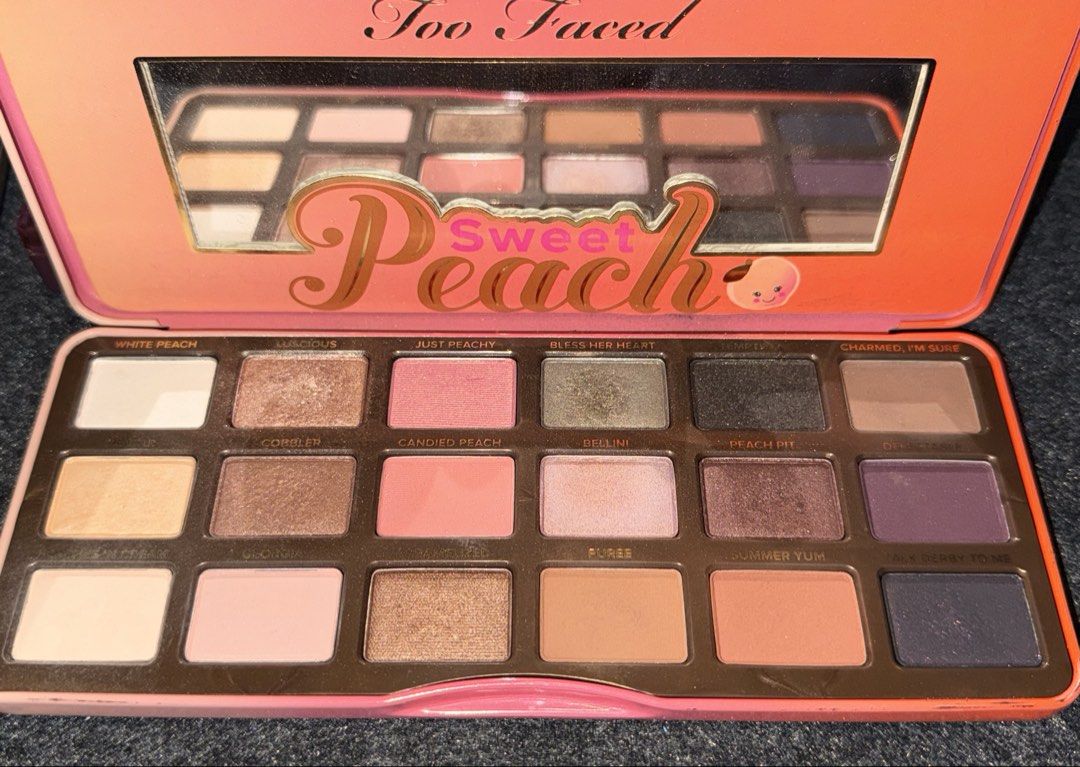 Authentic Too Faced and Urban Decay Eyeshadow Palettes Set (Category: Makeup) located in Manila. Submitted by grandpenguin0925 (Listing ID 1470554995, Image 3). Description: 100% AUTHENTIC bought from SEPHORA PH - Too Faced Natural Matte, Too Faced Sweet Peach, and Urban Decay Naked Cherry - Color story: A versatile mix of neutral mattes, warm pinks, and rich berry shades - Condition: Minor use on powders, pans are mostly full - Perfect for creat