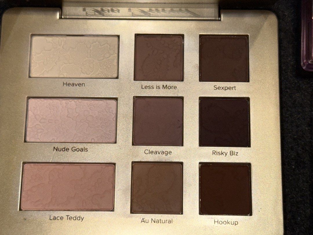 Authentic Too Faced and Urban Decay Eyeshadow Palettes Set (Category: Makeup) located in Manila. Submitted by grandpenguin0925 (Listing ID 1470554995, Image 2). Description: 100% AUTHENTIC bought from SEPHORA PH - Too Faced Natural Matte, Too Faced Sweet Peach, and Urban Decay Naked Cherry - Color story: A versatile mix of neutral mattes, warm pinks, and rich berry shades - Condition: Minor use on powders, pans are mostly full - Perfect for creat