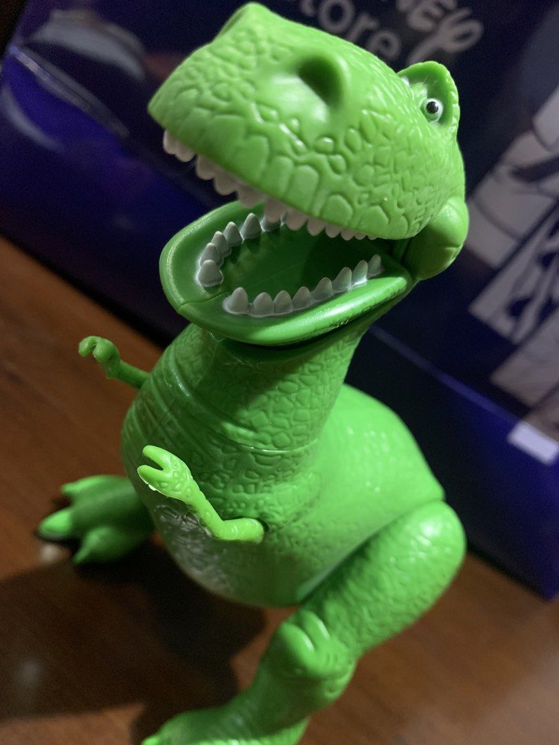 Toy Story Rex Mattel Medium Size (Category: Action & Battle Toys) located in San Fernando. Submitted by carirenzooi (Listing ID 1470378048, Image 2). Description: This Rex has never been played with nor display.