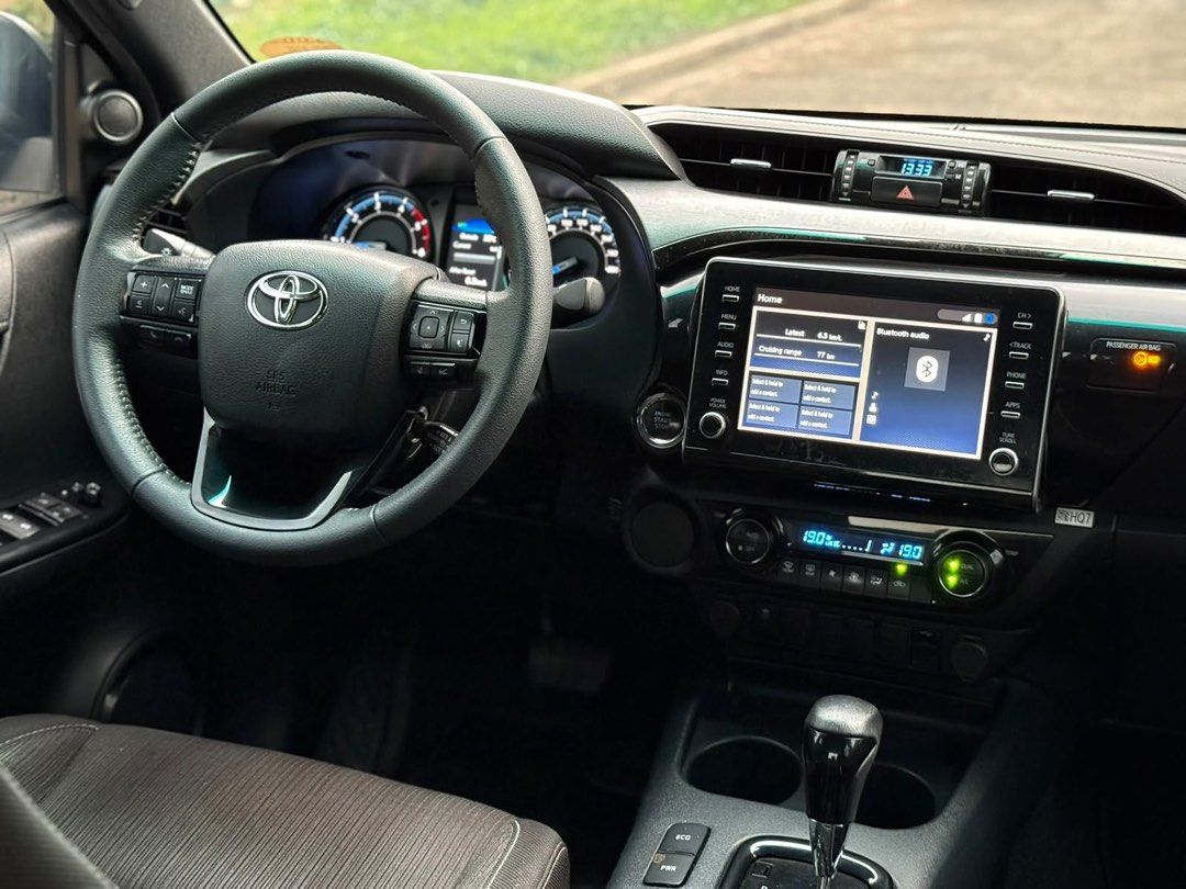 Toyota Hilux Conquest 2.4 4x2 Auto (Category: Used Cars) located in Bacoor. Submitted by yztrella (Listing ID 1470476981, Image 3). Description: FOR SALE/ SWAP/ FINANCING 2023 Toyota Hilux Conquest 4X2 Details: 1st Owner Acquired Registered - Color: Black Mica - Engine: 2.4L DOHC Turbo Diesel - Transmission: 6-Automatic Manual - Odometer: 37,XXX(Casa Maintained) - Plate Ending: 7(Thursday Coding) Features: - Climate Control - Push Start/Stop Butt