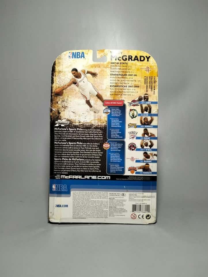 Tracy McGrady | Houston Rockets | NBA McFarlane (Category: Figurines & Statues) located in Imus. Submitted by geloman23 (Listing ID 1470431329, Image 2). Description: Tracy McGrady | Houston Rockets | NBA McFarlane - ₱1,600 Condition : Sealed (with some wear on the card) *Actual photo posted First to pay basis❗❗❗ Priority - ASAP buyer No reservation FIRM PRICE Location : Imus Cavite Shipping 🚘 -Lalamove -J&T door to door Mode of payment 💰 -Gcas