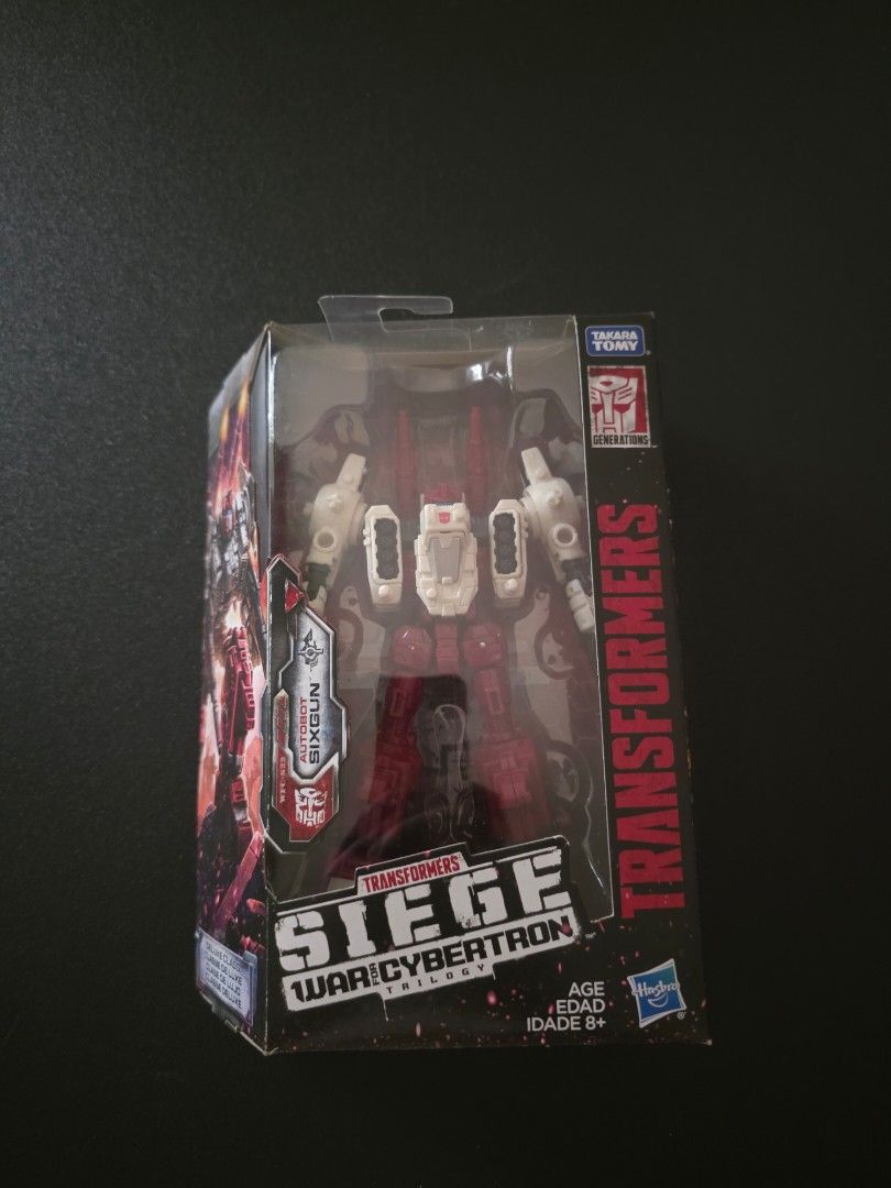 Transformers War for Cybertron Siege Autobot Sixgun Figure (Category: Action & Battle Toys) located in Manila. Submitted by rychris34 (Listing ID 1470552226, Image 1). Description: Selling some Metroplex add-ons. Price and Conditions as follows: 120 Hasbro Siege Six-Gun - 1.2k (back in box, complete) Guaranteed authentic. Please see photos and feel free to request any additional photos Pickup at Eastwood City QC or sometimes lunch time weekdays a