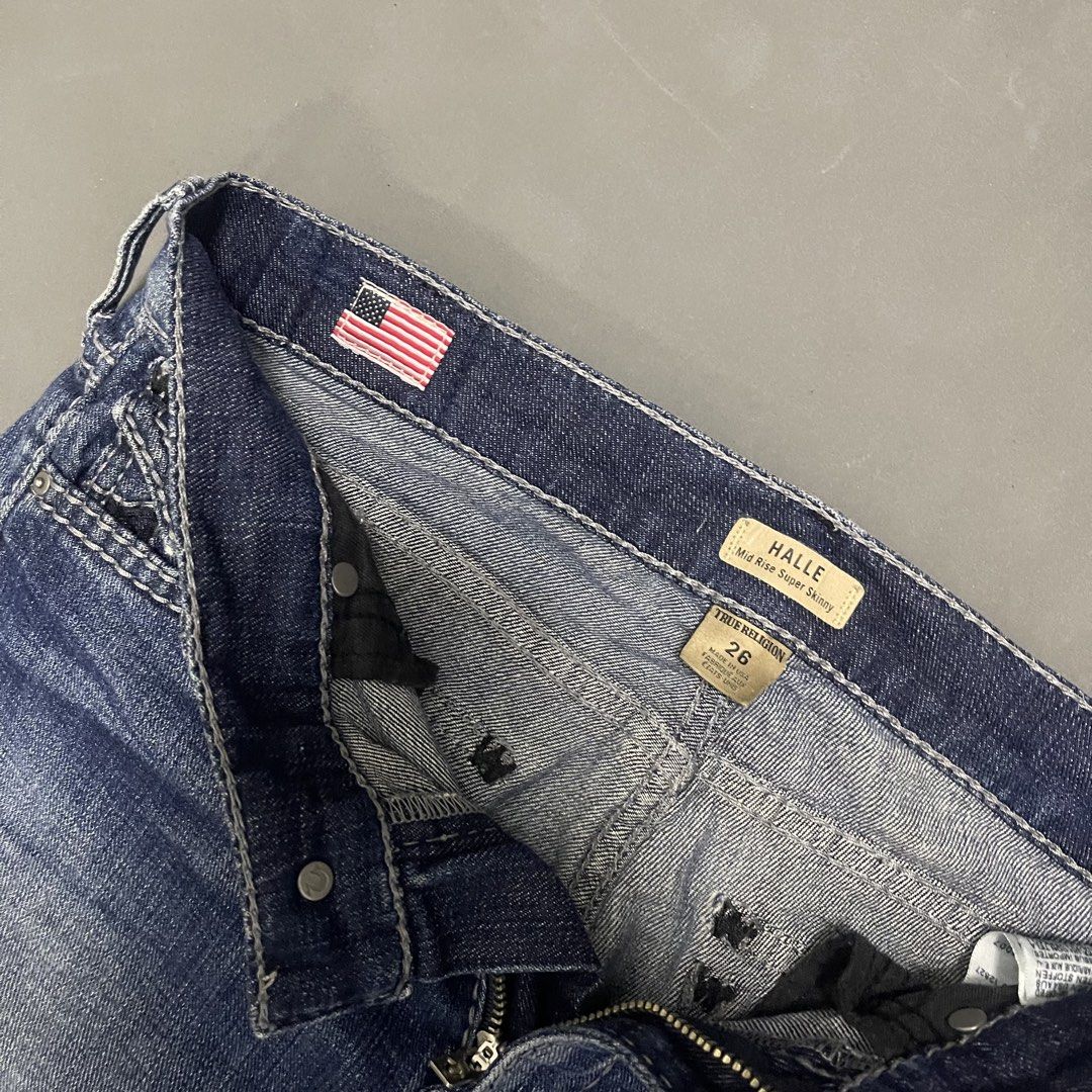 True Religion Jorts. (Category: Shorts) located in Butuan. Submitted by rittzfinds_8600 (Listing ID 1470350779, Image 3). Description: Condition: Excellent Flaws: None Size: 26-27 Length: 20 Hem: 7.5.
