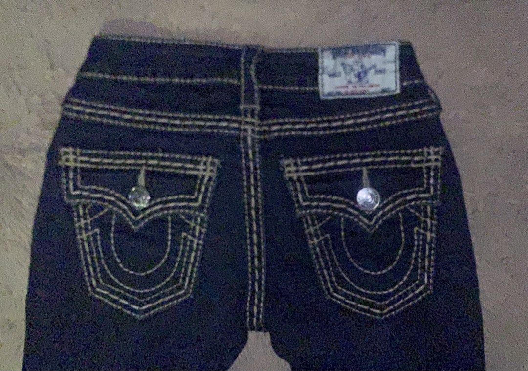 True Religion Low Waist Bootcut Jeans (Category: Jeans) located in Cavite. Submitted by issaeurrr (Listing ID 1470519394, Image 2). Description: Waist - 23” Length - 34” Rise - 6.5” Leg opening - 7.5” no issue.