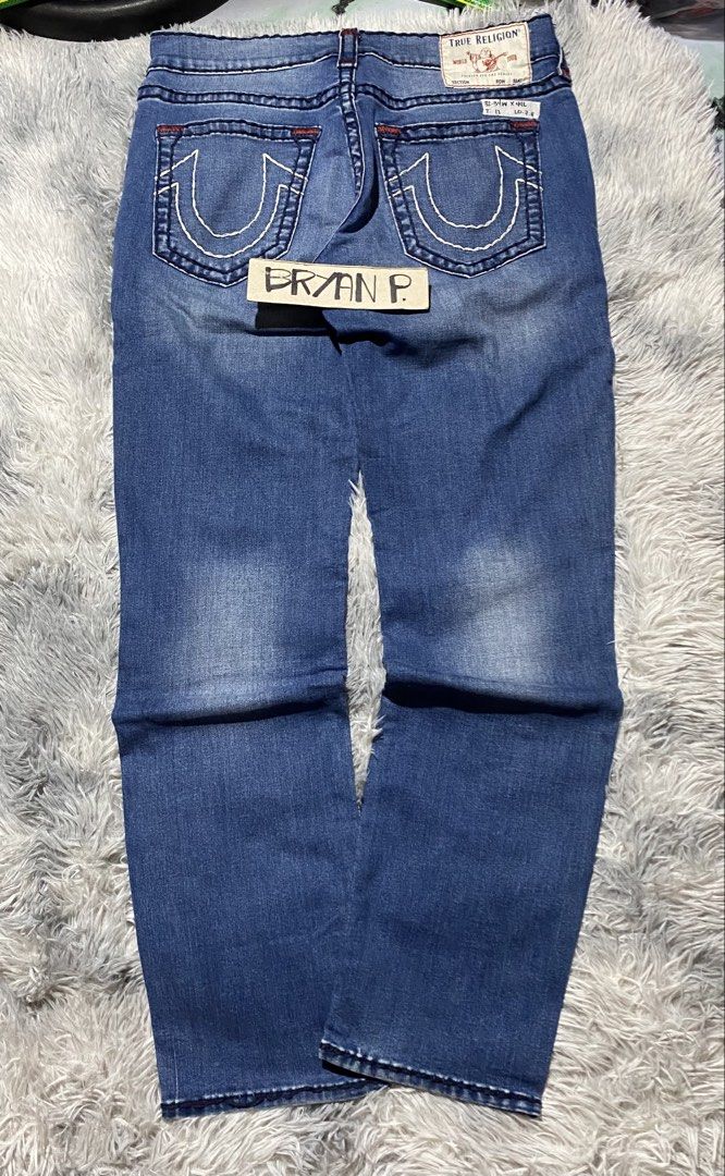 TRUE RELIGION ROCCO RELAXED JENS SIZE 32 (Category: Jeans) located in Cagayan de Oro. Submitted by thriftchubs (Listing ID 1470508006, Image 2). Description: 32 ON TAG 34 ACTUAL TAPE 44 LENGTH 12 THIGH 7.4 LEG OP EXCELLENT CONDI AUTHENTIC NEED WASH SEMI STRETCH PHOTO MAY VARY DUE TO LIGHTING +SF.