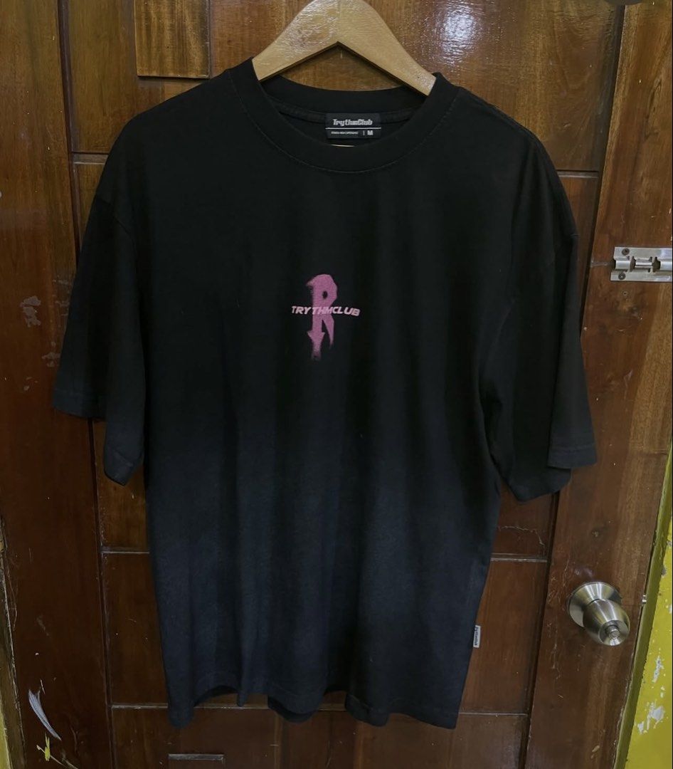 Trythmclub Shirt (Category: Tshirts & Polo Shirts ) located in Marikina City. Submitted by greatfindsmnlph (Listing ID 1470428712, Image 1). Description: Trythmclub Acid Washed Shirt Price: 200 Size: Large Width: 23 Length: 30 Color: Black Color Rate: 10/10 Condition: 10/10 almost new Very nice in actual.
