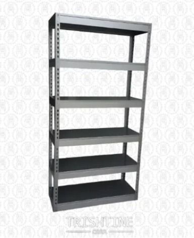 TSR-022 | Adjustable Layer Steel Rack (Category: Shelves, Cabinets & Racks) located in Caloocan City. Submitted by jim.trishtineofficefurnitures (Listing ID 1470402856, Image 1). Description: - 6-tier grey metal shelving unit with sturdy steel construction - Adjustable shelf heights to fit your storage needs - Heavy-duty industrial design holds heavy loads easily - Boltless assembly system for quick and easy setup - Dismantles for convenient tran