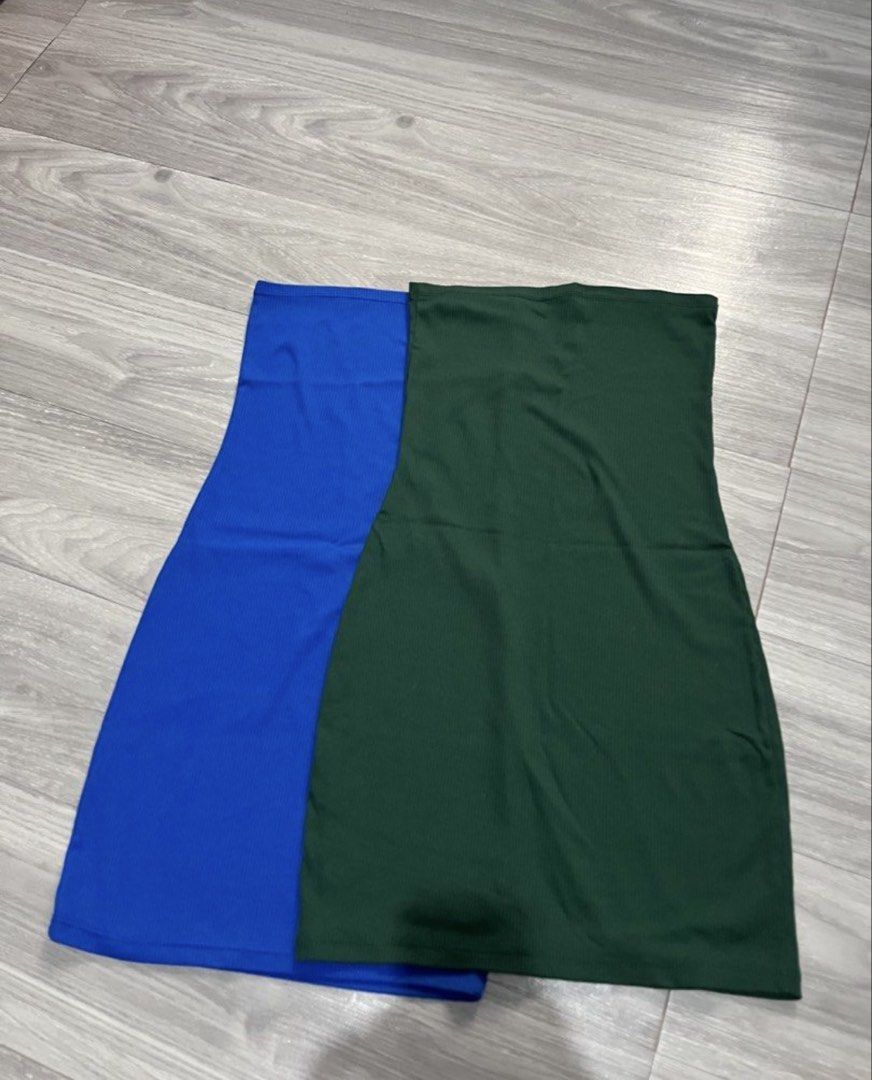 Tube dresses blue (Category: Dresses) located in Quezon City. Submitted by _patwishaa (Listing ID 1470451486, Image 1). Description: Green Dress: SOLD Blue Dress na lang available No issue. Can be used as dress or tube 📍Cubao Delivery thru lalamove/j&t Meetup: Gateway Mall / Ali Mall.